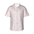 thumbnail image 1 of Haiem Cute Poodle Dog Printed Hawaiian Shirt for Men - Men’s Casual Beach Summer Shirts - Stretch Fabric with Modern Fit-Small, 1 of 9