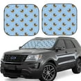 thumbnail image 1 of Haiem Cute Puppy Windshield Sun Shade: Universal Foldable 2-Piece Car Front Window Sunshade - Blocks Uv Rays, And Reduces Heat,Essential Car Accessory Small, 1 of 7