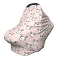 thumbnail image 1 of Haiem Cute Rabbit Baby Nursing Cover & Nursing Poncho - Multi Use Cover for Baby Car Seat Canopy, Stroller Cover, 360°Full Privacy Breastfeeding Coverage, 1 of 9