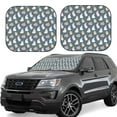 thumbnail image 1 of Haiem Cute Rabbit Car Windshield Sun Shade (2 Pieces) Foldable Windshield Sun Shade Car Accessories for Truck SUV Pickup-Large, 1 of 7