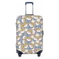 thumbnail image 1 of Haiem Cute Rabbit Luggage Cover Printed Suitcase Covers for Luggage Elastic Washable Suitcase Protector Fits 18-32 Inch Luggage-Medium, 1 of 9