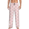 thumbnail image 1 of Haiem Cute Rabbit Men's Pajama Pants Ultra Lightweight Pjs Bottoms Sleepwear Bottom Pants With Pocket Drawstring-Medium, 1 of 7