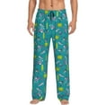 thumbnail image 1 of Haiem Cute Shark Turtle Men's Pajama Pants Ultra Lightweight Pjs Bottoms Sleepwear Bottom Pants With Pocket Drawstring-Large, 1 of 7
