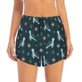 thumbnail image 1 of Haiem Cute Turtle Women's 2 in 1 Running Shorts - Lightweight Athletic Workout Gym Yoga Breathable Sports Shorts Liner with Phone Pockets-Small, 1 of 9