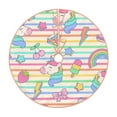 thumbnail image 1 of Haiem Cute Unicorn Pattern Christmas Tree Skirt Merry Christmas Party Christmas Tree Decoration,New Year Decorations-30", 1 of 6