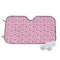 thumbnail image 1 of Haiem Cute Watermelon Flamingo Car Windshield Sun Shade - Blocks UV Rays Sun Visor Protector, Sunshade to Keep Your Vehicle Cool, Universal Fit SUV Van Sedan-Medium, 1 of 7