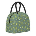 thumbnail image 1 of Haiem Cute Yoga Frogs Printed Lunch Bag Women, Lunch Box Lunch Bag for Women, Small Leakproof Cute Lunch Tote Large Capacity Reusable Insulated Cooler Lunch Container, 1 of 6