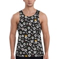 thumbnail image 1 of Haiem Cute skull Pattern Men Workout Tank Top Gym Bodybuilding Sleeveless Muscle T Shirts Athletic Tank Breathable Workout Shirt-Medium, 1 of 7