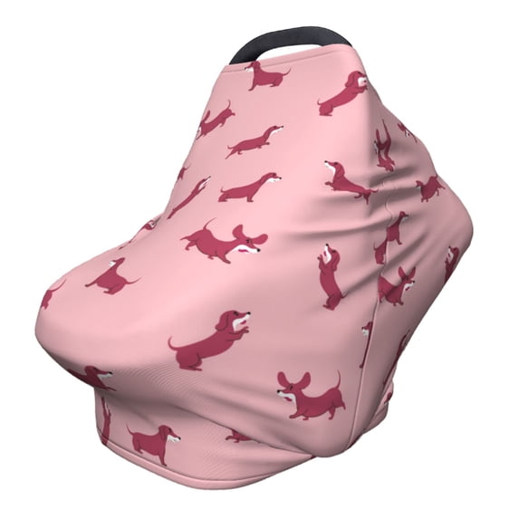 Haiem Dachshund Dog Puppy Baby Nursing Cover & Nursing Poncho - Multi Use Cover for Baby Car Seat Canopy, Stroller Cover, 360°Full Privacy Breastfeeding Coverage