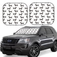 thumbnail image 1 of Haiem Dachshund Dog Puppy Car Windshield Sun Shade (2 Pieces) Foldable Windshield Sun Shade Car Accessories for Truck SUV Pickup-Small, 1 of 7