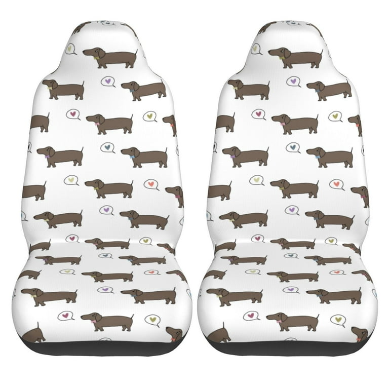 Dachshund Car Seat Cover (Set of 2) Dachshund Car Seat Cover (Set of 2)