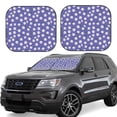 thumbnail image 1 of Haiem Daisies Flowers Car Windshield Sun Shade (2 Pieces) Foldable Windshield Sun Shade Car Accessories for Truck SUV Pickup-Small, 1 of 7