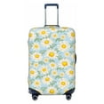 thumbnail image 1 of Haiem Daisies Flowers Luggage Cover Printed Suitcase Covers for Luggage Elastic Washable Suitcase Protector Fits 18-32 Inch Luggage-Small, 1 of 9