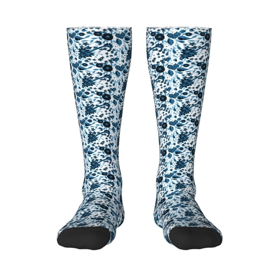 Haiem Daisies Flowers Socks, Funny Novelty Crazy Design Cotton Socks Sports Socks Knee High Socks For Men, Women,1Pairs - Gift For Working Friends