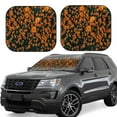thumbnail image 1 of Haiem Daisies Windshield Sun Shade: Universal Foldable 2-Piece Car Front Window Sunshade - Blocks Uv Rays, And Reduces Heat,Essential Car Accessory Medium, 1 of 7