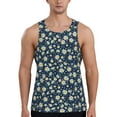 thumbnail image 1 of Haiem Daisy Floral B Men Workout Tank Top Gym Bodybuilding Sleeveless Muscle T Shirts Athletic Tank Breathable Workout Shirt-, 1 of 9