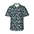 thumbnail image 1 of Haiem Daisy Floral B Printed Hawaiian Shirt for Men - Men’s Casual Beach Summer Shirts - Stretch Fabric with Modern Fit-X-Large, 1 of 9