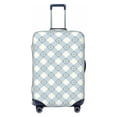 thumbnail image 1 of Haiem Daisy Plaid Blue Luggage Cover Printed Suitcase Covers for Luggage Elastic Washable Suitcase Protector Fits 18-32 Inch Luggage-X-Large, 1 of 8