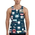 thumbnail image 1 of Haiem Dental Men Workout Tank Top Gym Bodybuilding Sleeveless Muscle T Shirts Athletic Tank Breathable Workout Shirt-XX-Large, 1 of 9