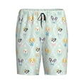 thumbnail image 1 of Haiem Different Breeds of Dogs Men's Pajama Short with Soft Woven Cotton Elastic Waistband Sleep Short-X-Large, 1 of 9