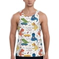 thumbnail image 1 of Haiem Dinosaur (2) Men Workout Tank Top Gym Bodybuilding Sleeveless Muscle T Shirts Athletic Tank Breathable Workout Shirt-3X-Large, 1 of 8
