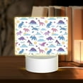 thumbnail image 1 of Haiem Dinosaur Pattern Acrylic Night Light Gift with 3 Color ModesTouch-Sensitive LED Lamp Perfect Gift for Mother's Day, Birthday, or Christmas, 1 of 9
