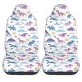 thumbnail image 1 of Haiem Dinosaur Printed Car Seat Covers Set of 2, Universal Fit Car Seat Covers,Protective Seat Covers,Comfortable Car Seat Covers, Easy Installation Seat Covers, Vehicle Seat Covers, 1 of 9