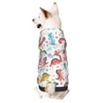 thumbnail image 1 of Haiem Dinosaur for Winter Dog Hoodie Sweatshirts with Pockets Warm Dog Clothes for Small Dogs Chihuahua-Medium, 1 of 7