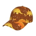 thumbnail image 1 of Haiem Dinosaurs and Leaves Baseball Cap Dad Hat Cotton Soft Adjustable Fashion Hats for Men Women Unisex Style Headwear, 1 of 9