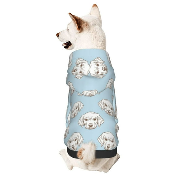 Haiem Dog for Winter Dog Hoodie Sweatshirts with Pockets Warm Dog Clothes for Small Dogs Chihuahua-Large