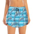 thumbnail image 1 of Haiem Dolphin Women's 2 in 1 Running Shorts - Lightweight Athletic Workout Gym Yoga Breathable Sports Shorts Liner with Phone Pockets-X-Large, 1 of 9