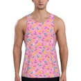 thumbnail image 1 of Haiem Donut Men Workout Tank Top Gym Bodybuilding Sleeveless Muscle T Shirts Athletic Tank Breathable Workout Shirt-4X-Large, 1 of 9