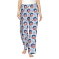 thumbnail image 1 of Haiem Donut with the USA Fag Women's Pajama Pants Ultra Lightweight Pjs Bottoms Sleepwear Bottom Pants With Pocket Drawstring-XX-Large, 1 of 7