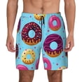 thumbnail image 1 of Haiem Donuts Men'S Quick-Dry Swim Trunks: Comfortable Beach Shorts With Mesh Lining And Pockets - Ideal For Swimming And Sunbathing Small, 1 of 9