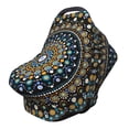 thumbnail image 1 of Haiem Dot Mandala Baby Nursing Cover & Nursing Poncho - Multi Use Cover for Baby Car Seat Canopy, Stroller Cover, 360°Full Privacy Breastfeeding Coverage, 1 of 1