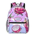 thumbnail image 1 of Haiem Dragon Fruit Printed School Backpack,Casual Travel Lightweight Backpack,Durable Comfortable Multifunctional Backpack,Laptop Backpack, 1 of 6