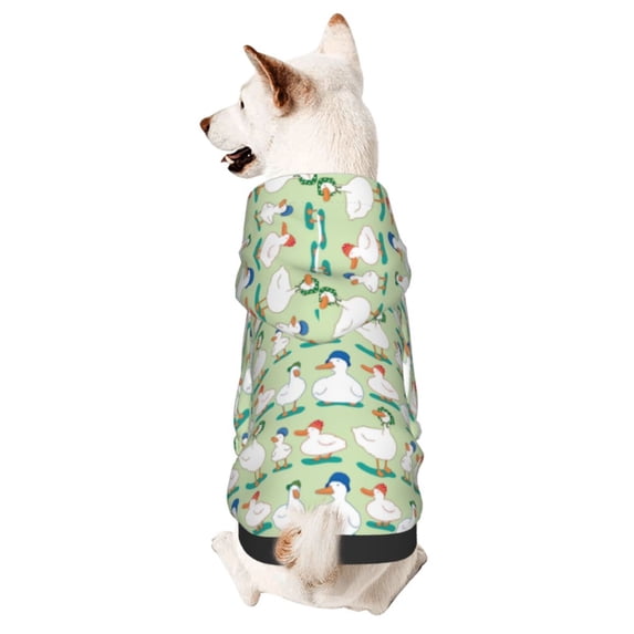 Haiem Duck for Winter Dog Hoodie Sweatshirts with Pockets Warm Dog Clothes for Small Dogs Chihuahua-Medium