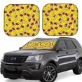thumbnail image 1 of Haiem Duck with Star Sunglasses Car Windshield Sun Shade (2 Pieces) Foldable Windshield Sun Shade Car Accessories for Truck SUV Pickup-Medium, 1 of 7