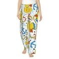 thumbnail image 1 of Haiem Ducks and Anchors Women's Pajama Pants Ultra Lightweight Pjs Bottoms Sleepwear Bottom Pants With Pocket Drawstring-Small, 1 of 9
