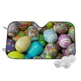 thumbnail image 1 of Haiem Easter Egg1 Car Windshield Sun Shade - Blocks UV Rays Sun Visor Protector, Sunshade to Keep Your Vehicle Cool, Universal Fit SUV Van Sedan-Medium, 1 of 7