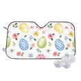 thumbnail image 1 of Haiem Easter Egg3 Car Windshield Sun Shade - Blocks UV Rays Sun Visor Protector, Sunshade to Keep Your Vehicle Cool, Universal Fit SUV Van Sedan-Medium, 1 of 7