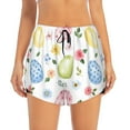 thumbnail image 1 of Haiem Easter Egg3 Women's 2 in 1 Running Shorts - Lightweight Athletic Workout Gym Yoga Breathable Sports Shorts Liner with Phone Pockets-XX-Large, 1 of 9
