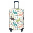 thumbnail image 1 of Haiem Easter Rabbit Luggage Cover Printed Suitcase Covers for Luggage Elastic Washable Suitcase Protector Fits 18-32 Inch Luggage-Small, 1 of 1