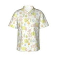 thumbnail image 1 of Haiem Easter Rabbit Printed Hawaiian Shirt for Men - Men’s Casual Beach Summer Shirts - Stretch Fabric with Modern Fit-Medium, 1 of 9