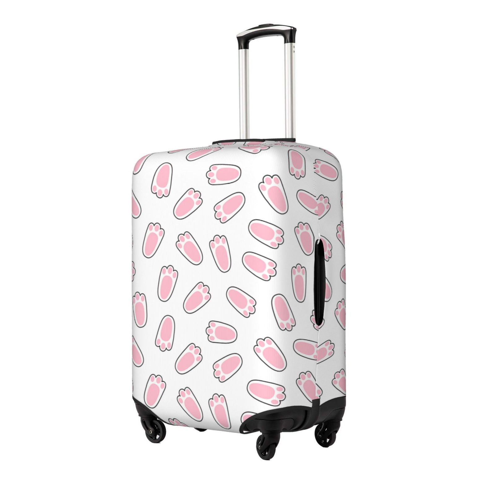 Cheese Mouse Pattern Print Luggage Cover Protector