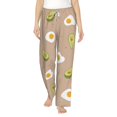 thumbnail image 1 of Haiem Egg and Avocado Women's Pajama Pants Ultra Lightweight Pjs Bottoms Sleepwear Bottom Pants With Pocket Drawstring-X-Large, 1 of 9