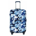 thumbnail image 1 of Haiem Evil Eye Luggage Cover Printed Suitcase Covers for Luggage Elastic Washable Suitcase Protector Fits 18-32 Inch Luggage-Medium, 1 of 9