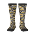 thumbnail image 1 of Haiem Excavator At Work Socks, Funny Novelty Crazy Design Cotton Socks Sports Socks Knee High Socks For Men, Women,1Pairs - Gift For Working Friends, 1 of 9