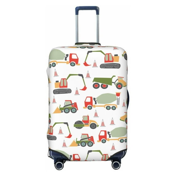 Haiem Excavator Luggage Cover,Durable, Washable Suitcase Protector With Anti-Scratch Technology - Keep Your Luggage Looking New X-Large