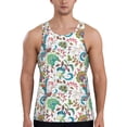 thumbnail image 1 of Haiem Fairy Flower Men Workout Tank Top Gym Bodybuilding Sleeveless Muscle T Shirts Athletic Tank Breathable Workout Shirt-, 1 of 9